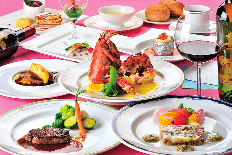 フランス料亭七彩のコース料理のイメージ写真