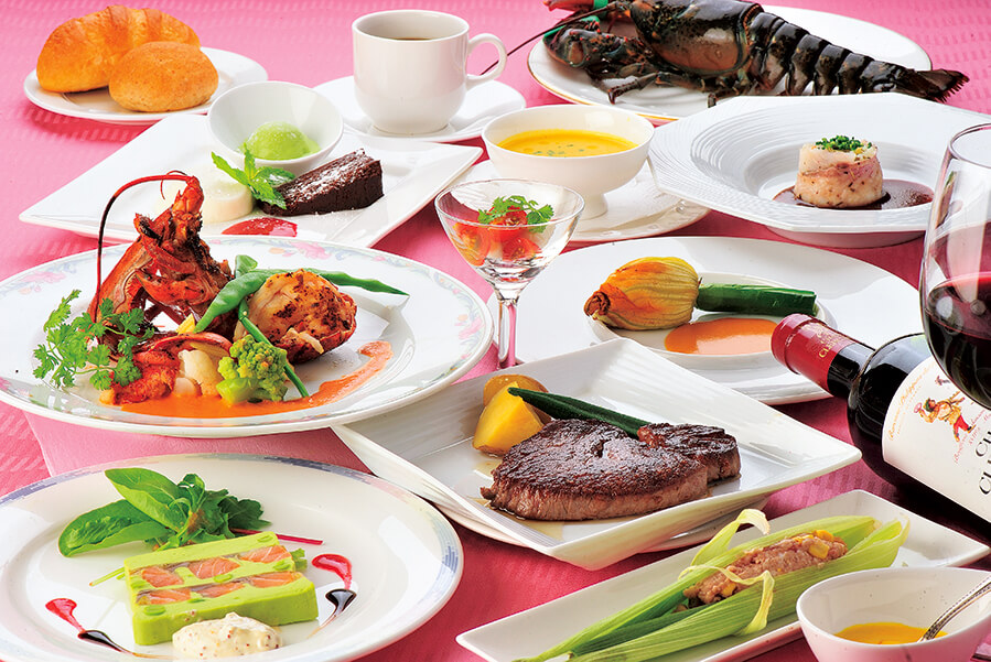 フランス料亭七彩のディナーのイメージ写真